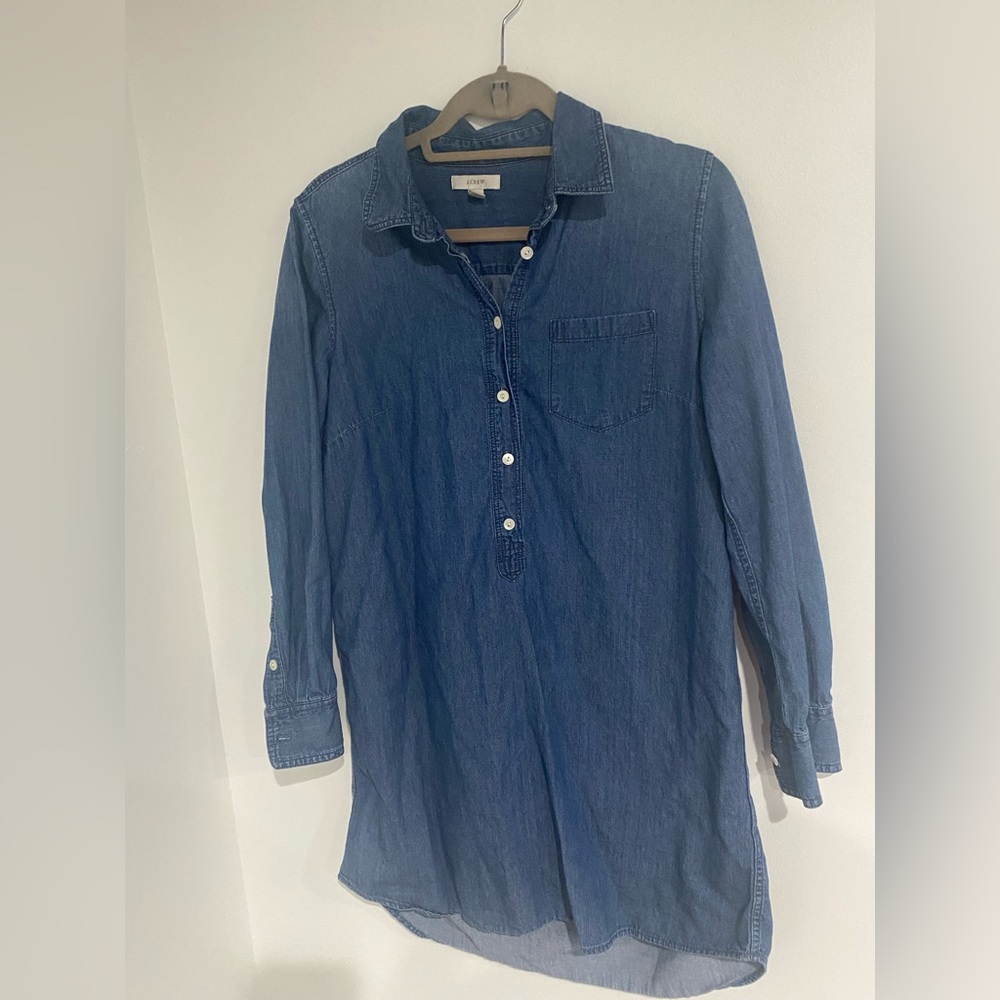 J crew long Jean shirt